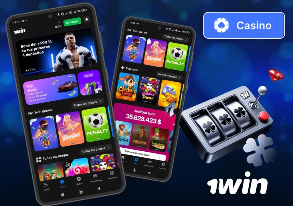 Aplicación 1win casino